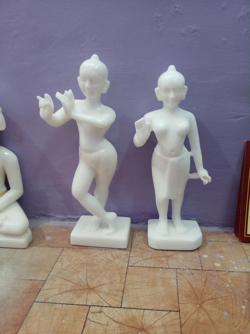 Temple Marble Statues